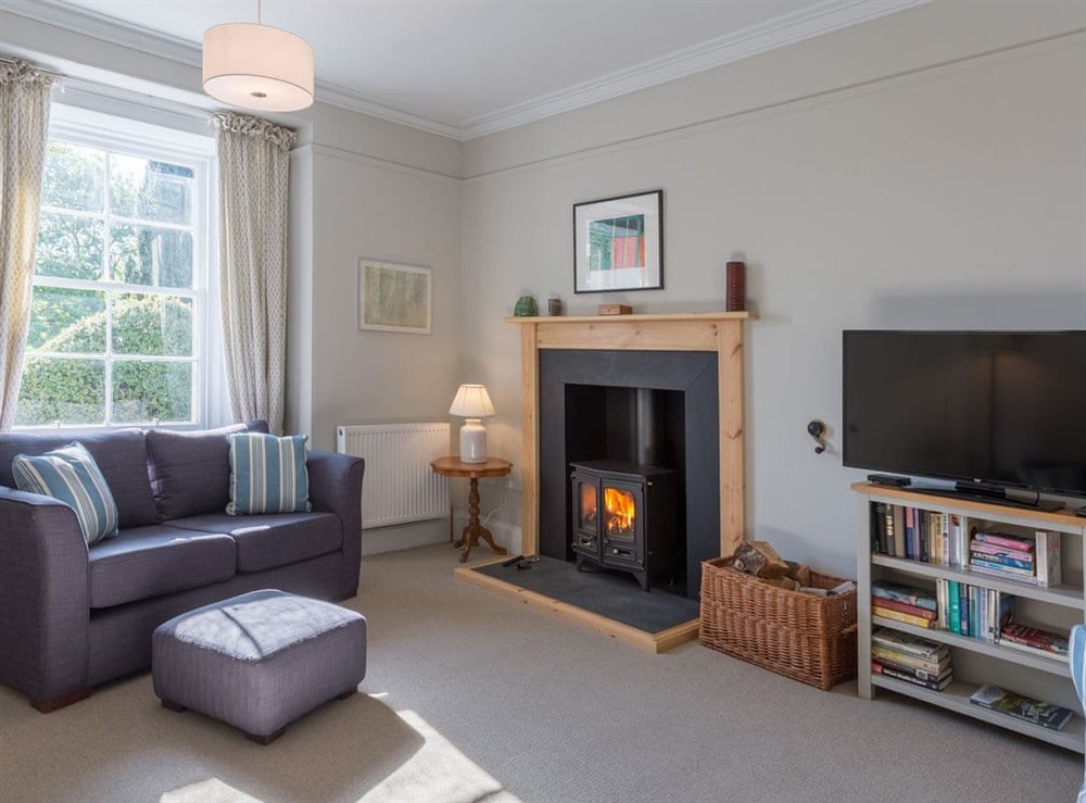 Living room at Clachan Farmhouse in Pitlochry, Perthshire