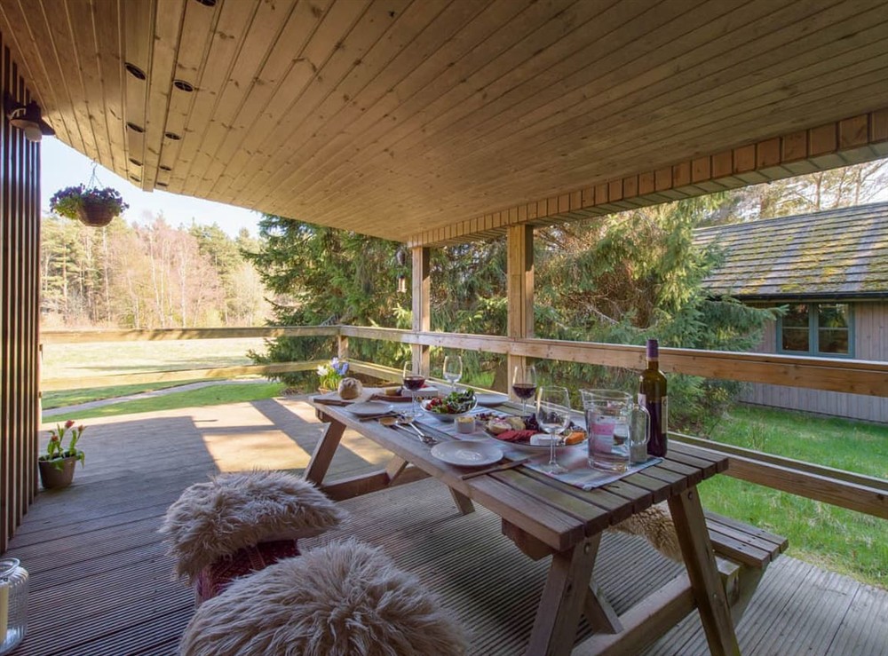 Terrace at Clachnaben in Glassel, near Banchory, Aberdeenshire