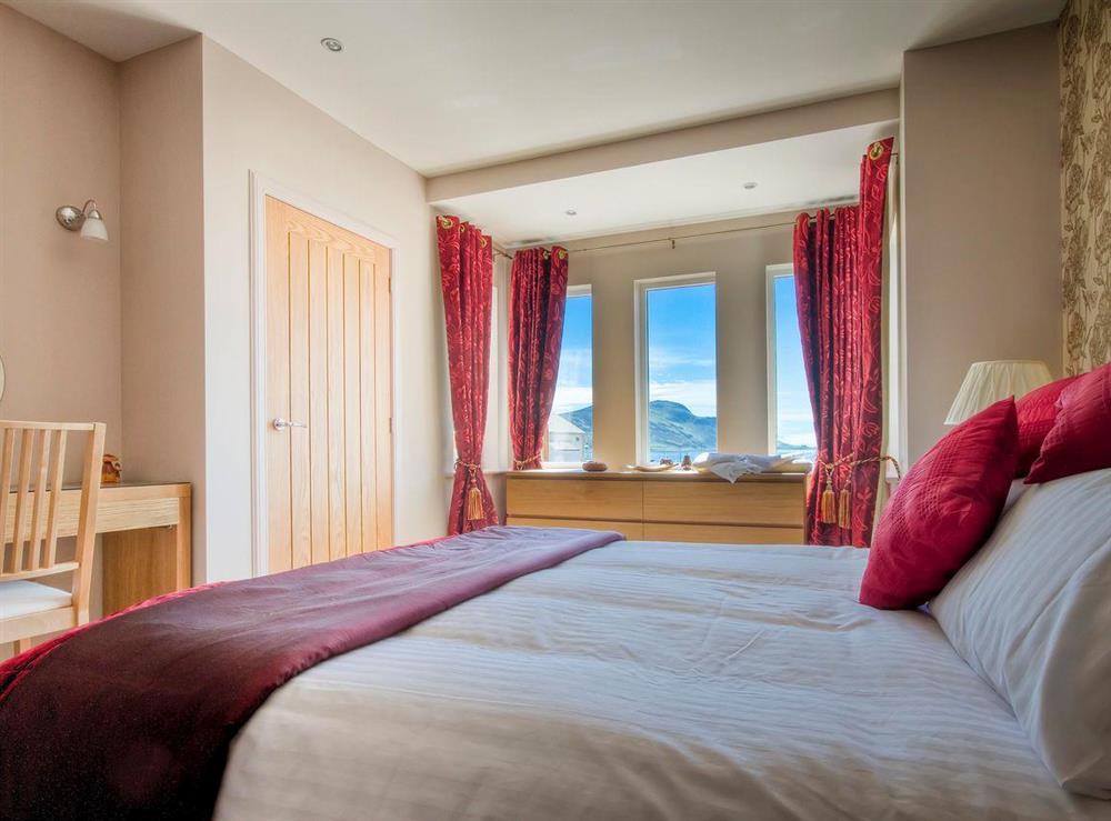 Double bedroom at Clachog in Lamlash, Isle of Arran, Scotland