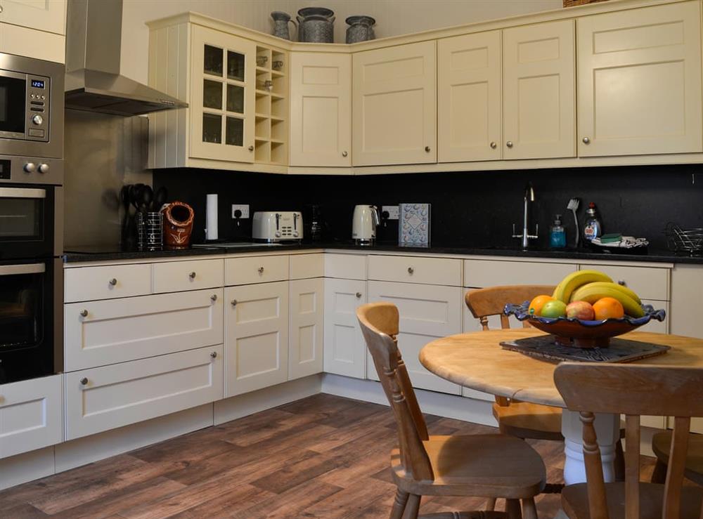 Kitchen at Clachries Cottage in Sandyhills, Kirkcudbrightshire