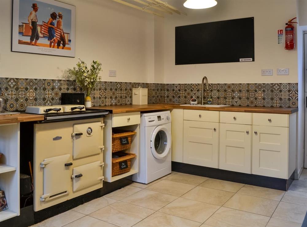 Utility room at Clachries Cottage in Sandyhills, Kirkcudbrightshire