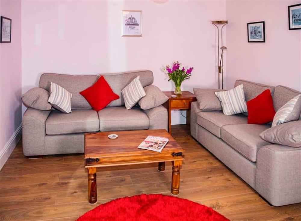 Living room at Cladda House in Dartmouth, Devon