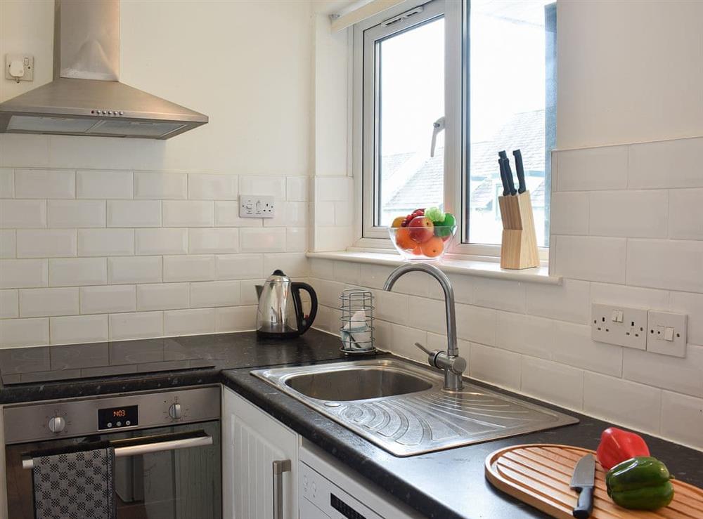 Beautiful part-tiled kitchen at Claife View in Bowness-on-Windermere, Cumbria