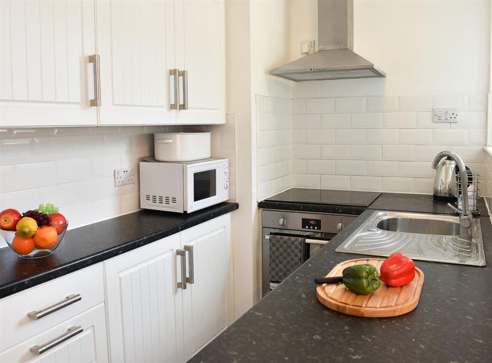 Well appointed galley style kitchen at Claife View in Bowness-on-Windermere, Cumbria