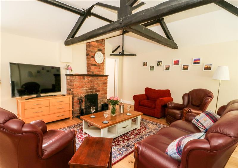The living area at Claire Cottage, Gateforth near Hambleton