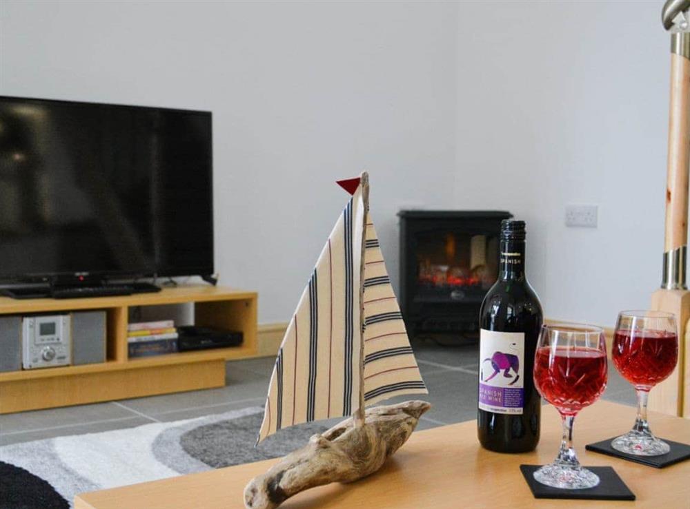 Open plan living/dining room/kitchen at Clam Cottage in Amroth, near Saundersfoot, Dyfed