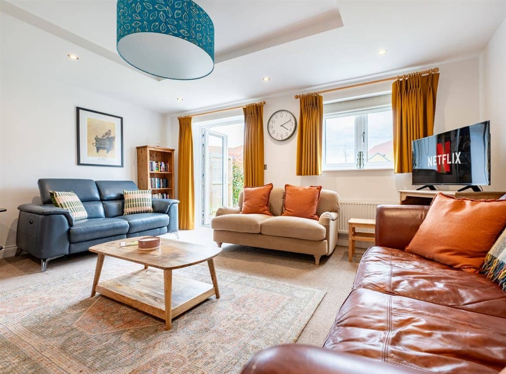 Living area at Claremont in Whitby, North Yorkshire