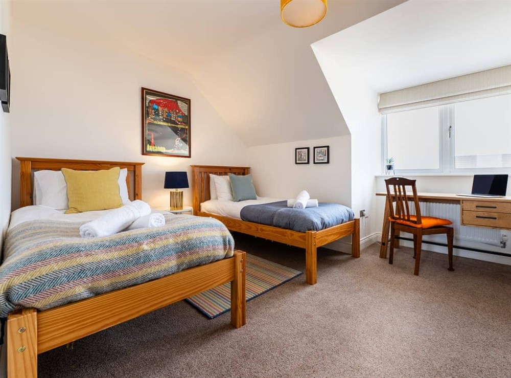 Twin bedroom at Claremont in Whitby, North Yorkshire