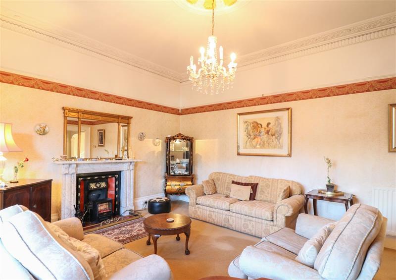 The living area at Clarence Grey House, Torquay