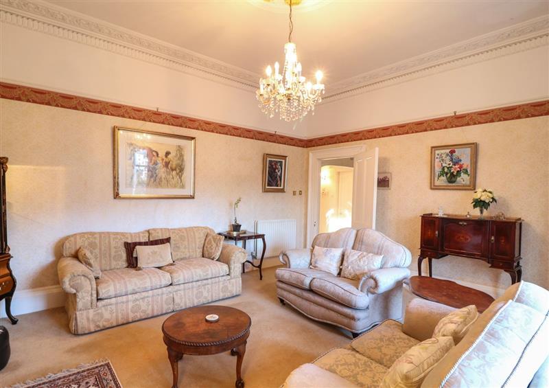 The living room at Clarence Grey House, Torquay