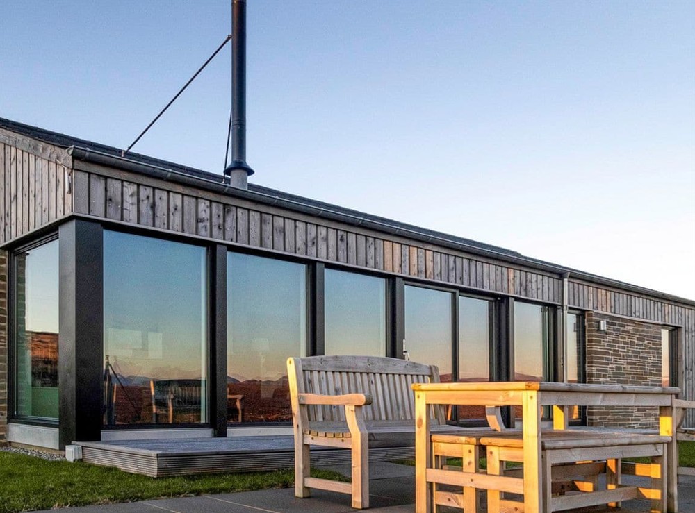 Exterior at Clarsach in Big Sand, Ross-Shire