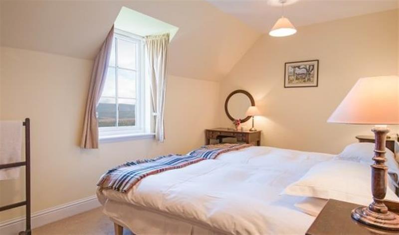One of the bedrooms at Clashindeugle Farmhouse & Annex, Grantown-on-Spey