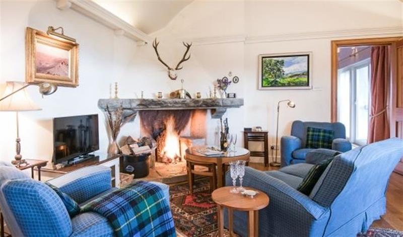 The living area at Clashindeugle Farmhouse & Annex, Grantown-on-Spey