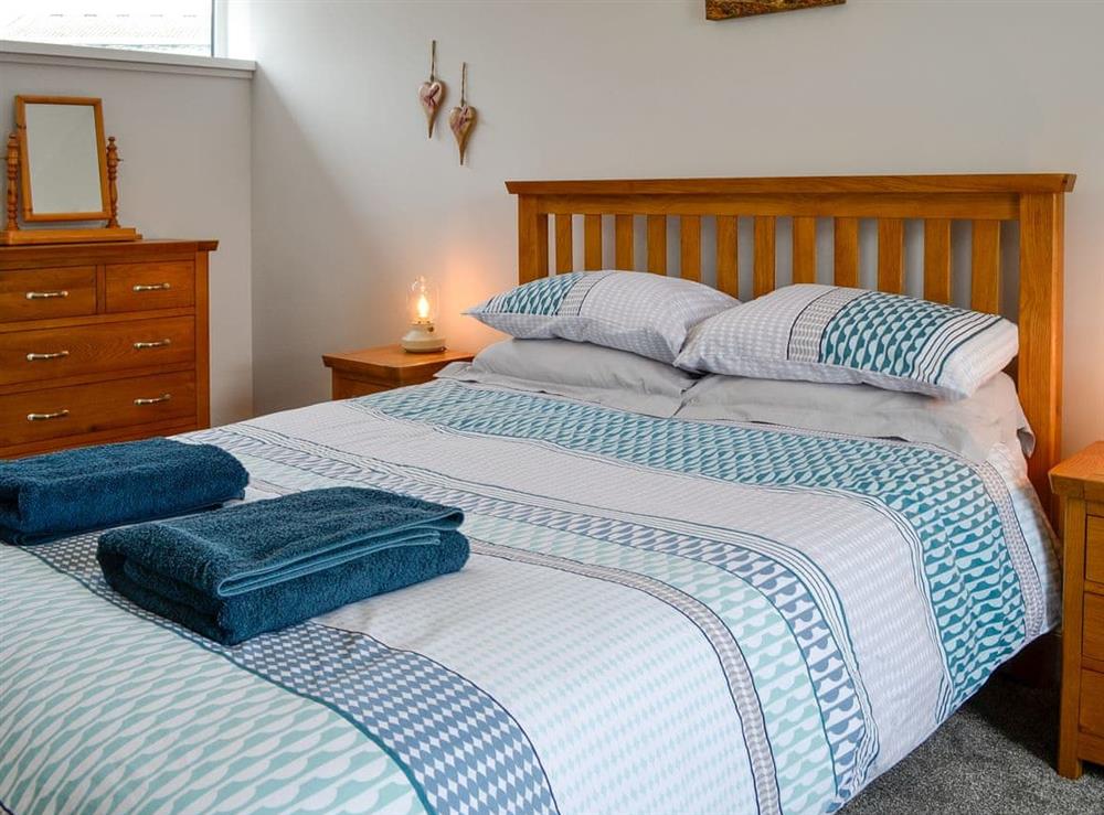 Double bedroom at Claunch Cottage in Newton Stewart, Wigtownshire