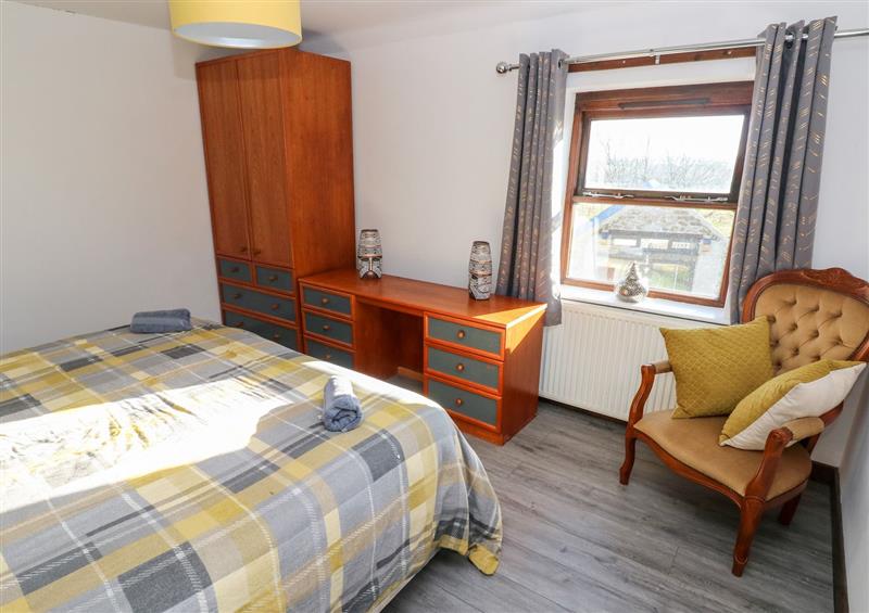 One of the bedrooms at Clawdd Cam, Mathry