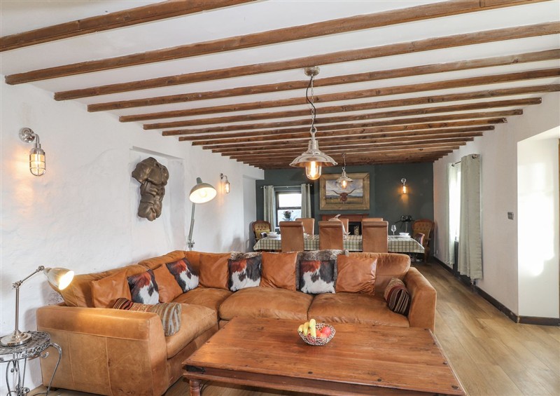 The living area at Clawddcam, Mathry