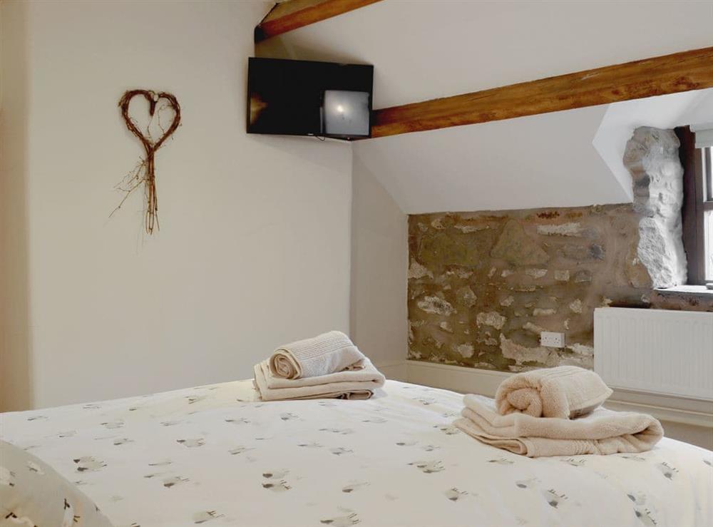 Comfortable bedroom at Clawwd Gwyn in Trefriw, near Llanrwst, Gwynedd