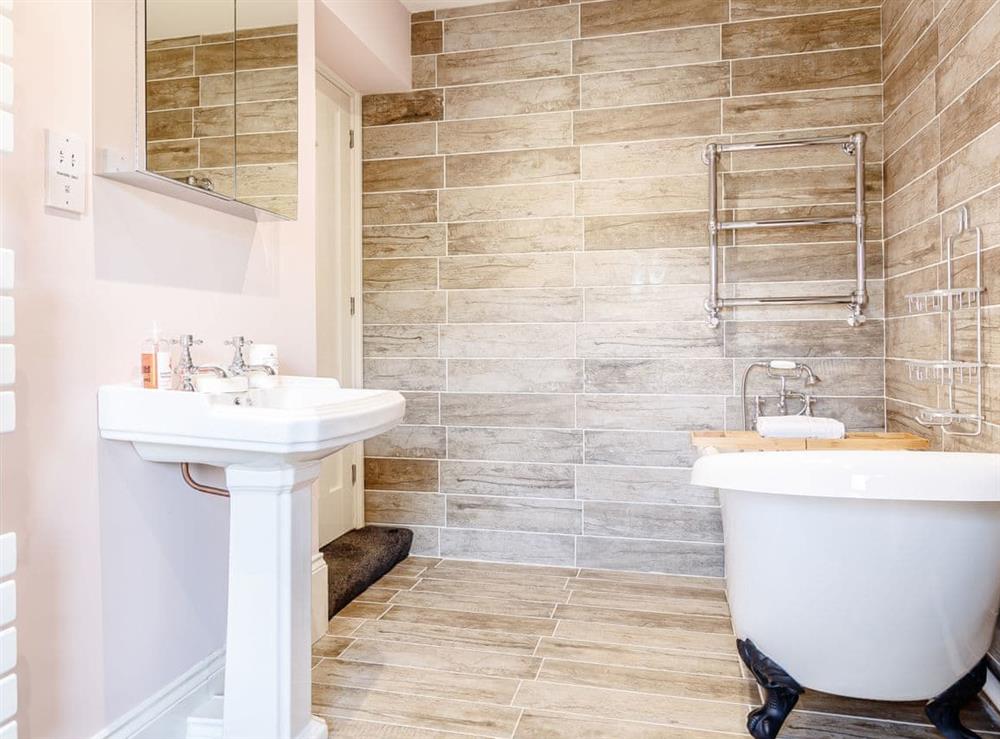 En-suite at Claysun House in Lydney, Gloucestershire