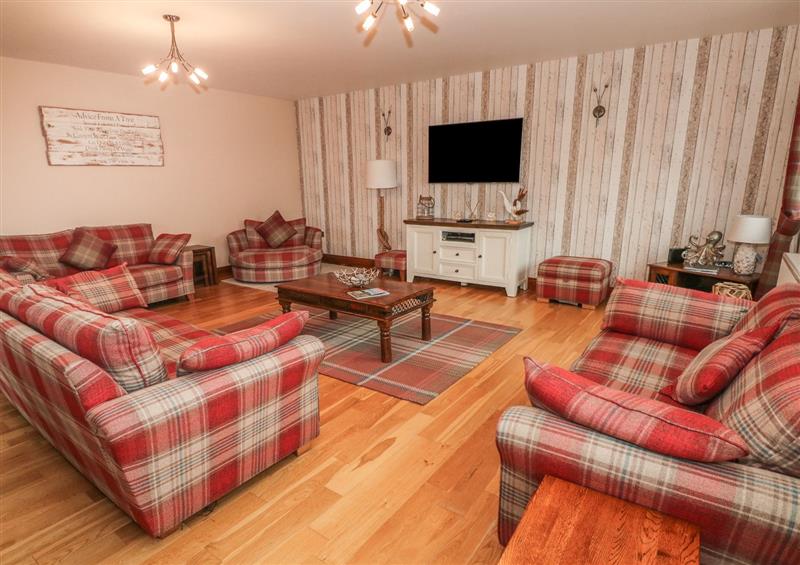 The living area at Clear View, Pendine