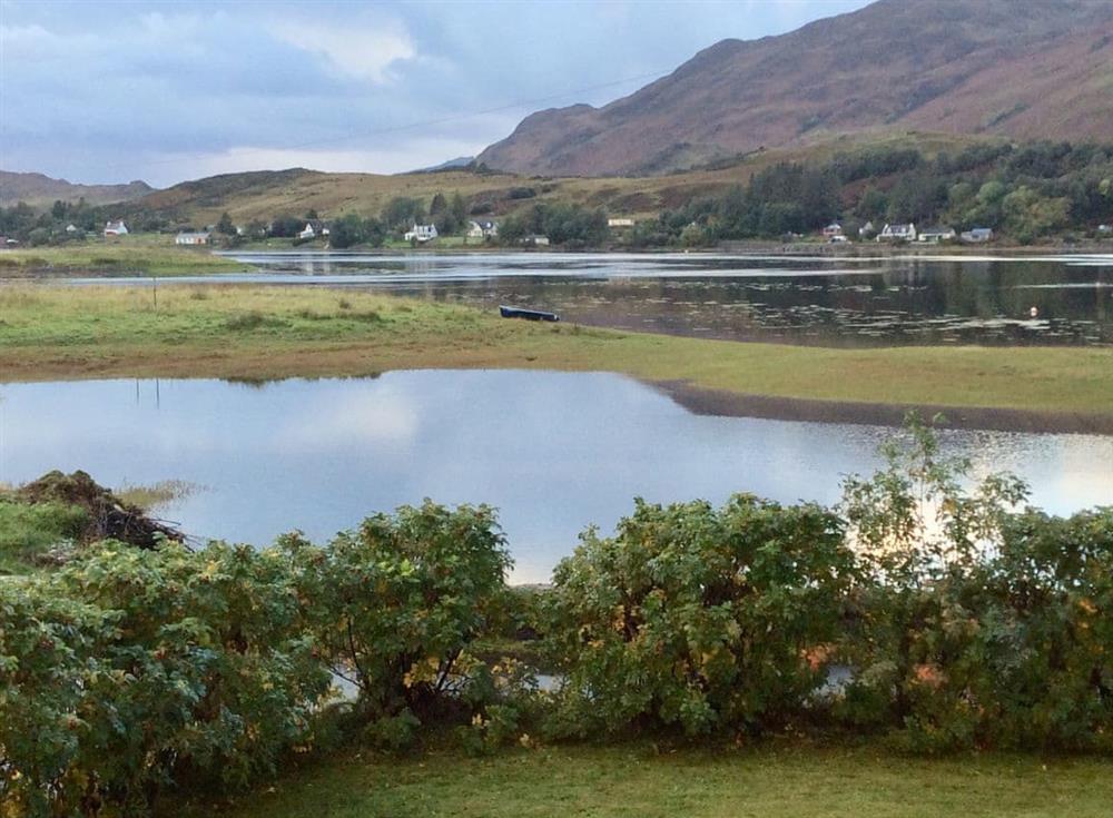 Peaceful Loch Long right on your doorstep at Clear Waters in Dornie, near Kyle of Lochalsh, Highlands, Ross-Shire