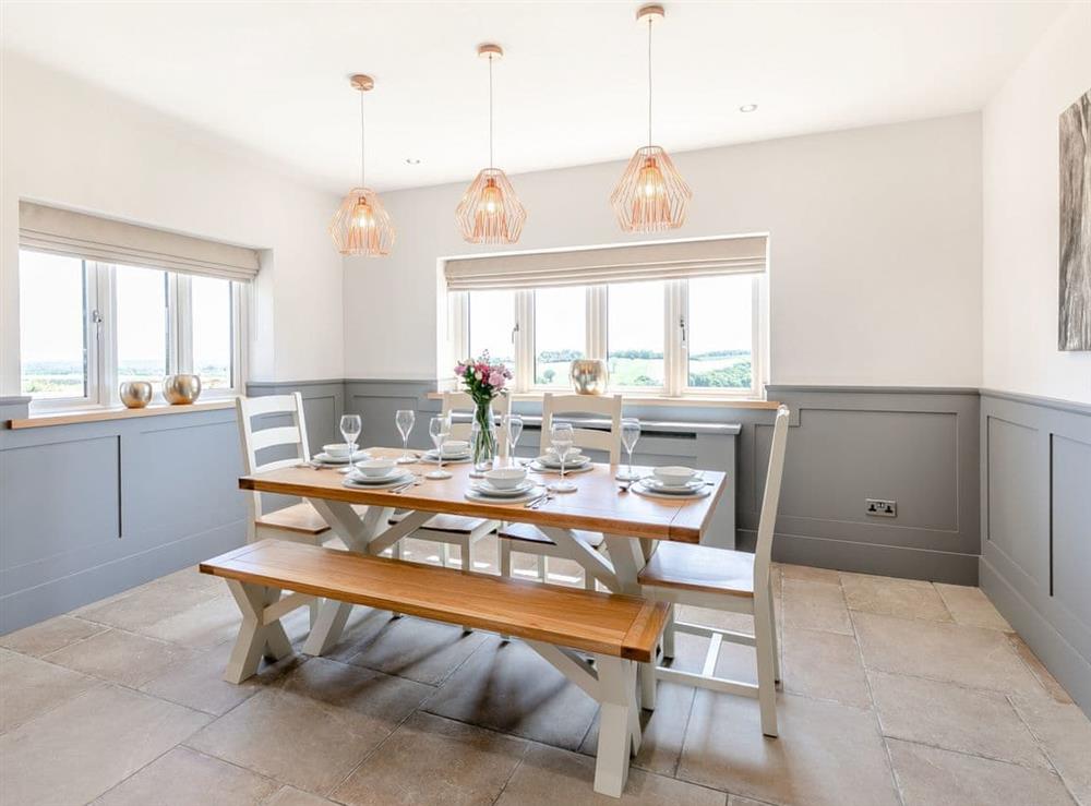 Dining Area at Clearview in Barlow, near Chesterfield, Derbyshire