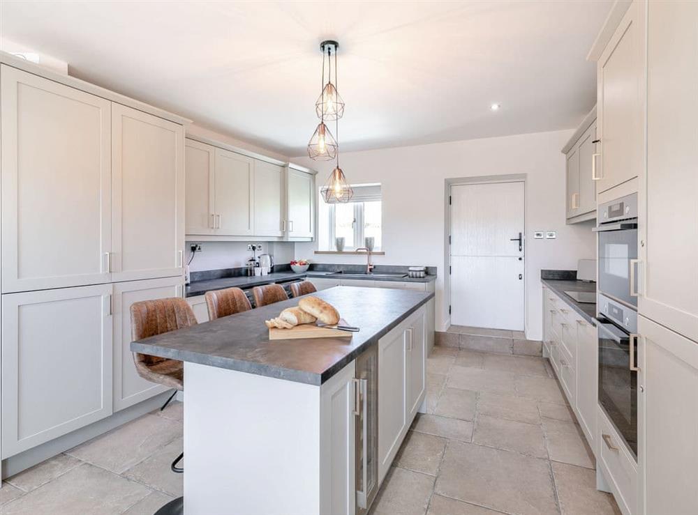 Kitchen area at Clearview in Barlow, near Chesterfield, Derbyshire