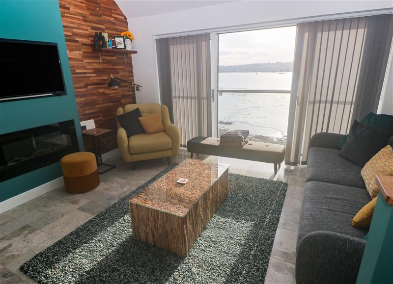 This is the living room at Cleddau Sound, Llanstadwell near Neyland