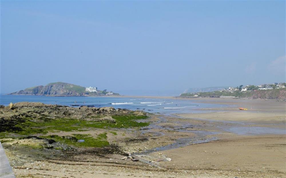 Bantham beach at Clematis Cottage in Bantham