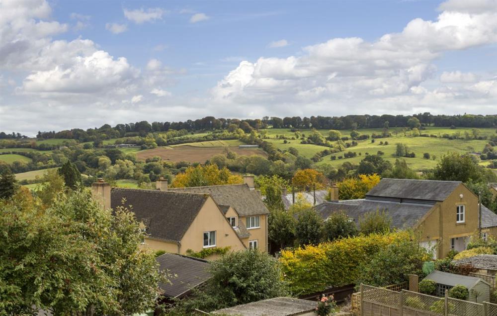 Breath-taking views over the hills in Blockley and surrounding area at Clematis Cottage, Blockley
