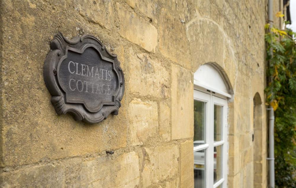 Traditional Victorian Cotswold stone property at Clematis Cottage, Blockley