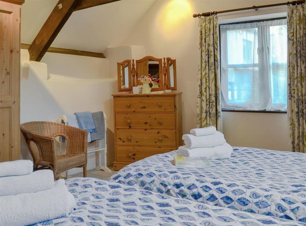 Light and airy twin bedroom (photo 2) at Clematis Cottage in Derriton, near Holsworthy, Devon