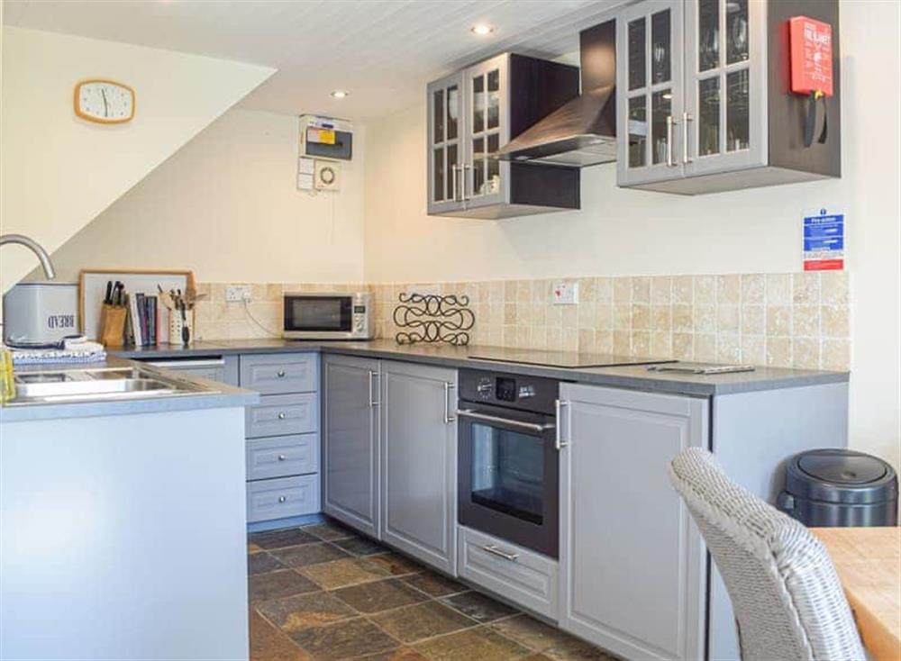 Kitchen at Clematis Cottage in Hay-on-Wye, Herefordshire