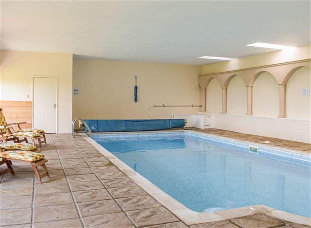 Swimming pool at Clematis Cottage in Hay-on-Wye, Herefordshire