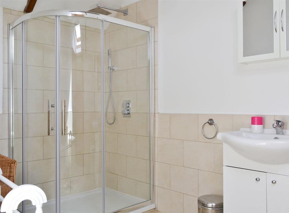 Shower room at Clematis Cottage in Matlock, Derbyshire