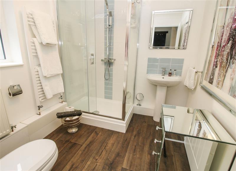 This is the bathroom at Clematis Cottage, Minsterley