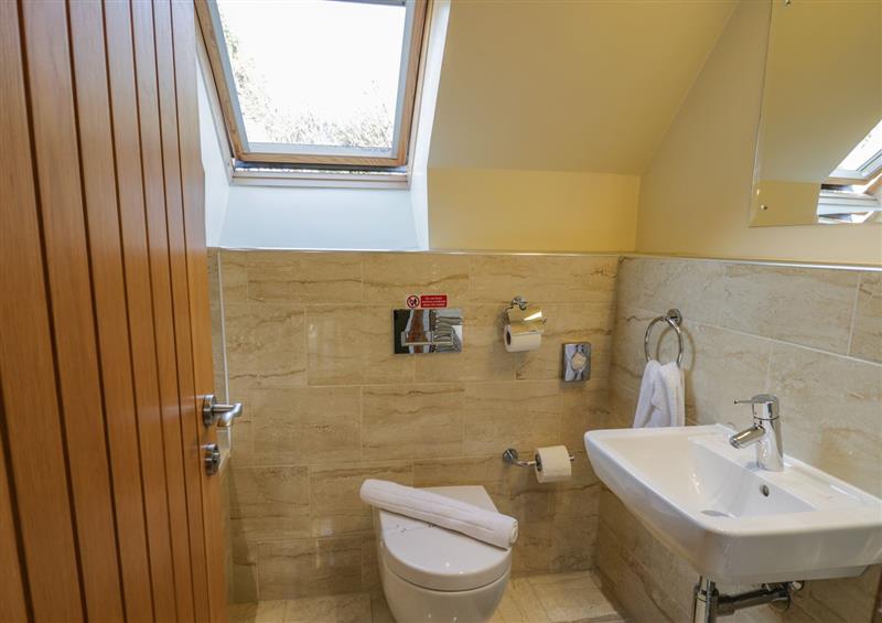 The bathroom at Clematis Cottage, Raithwaite near Sandsend and Whitby