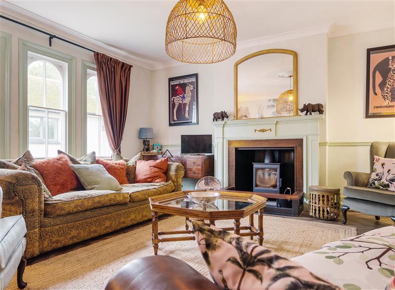 The living room at Clematis House, St Columb Major