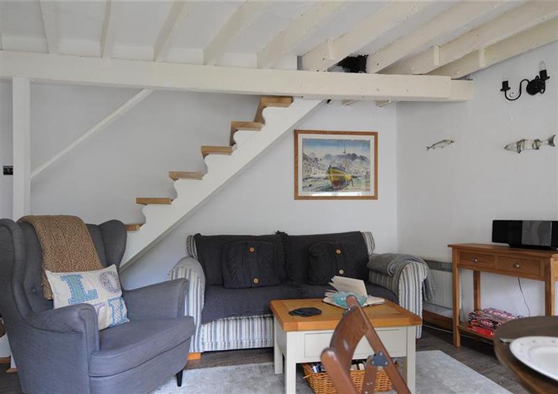 This is the living room at Cleve Cottage, Lyme Regis