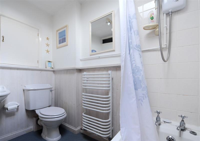 This is the bathroom at Cleve House, Lyme Regis