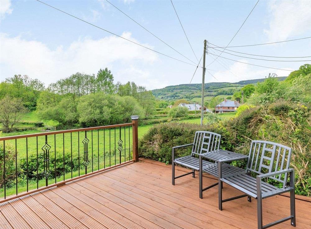 Decking at Clicket Water in Timberscombe, Somerset