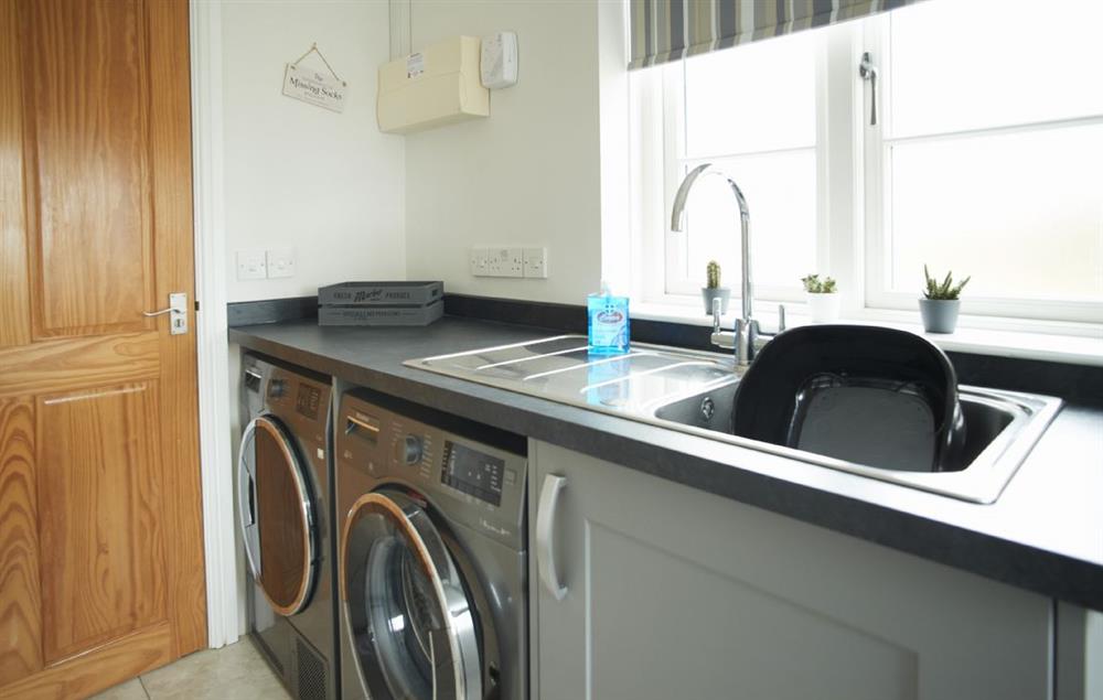 Utility room with separate cloakroom at Clicketts Heath, Saundersfoot
