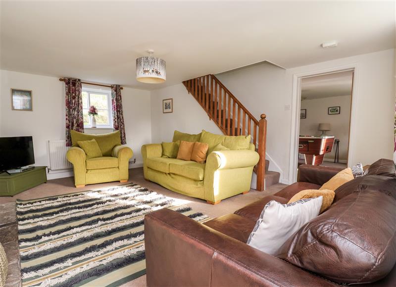 The living area at Cliff Cottage, Boltby near Thirsk