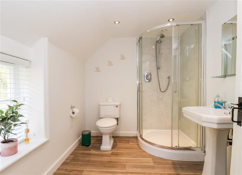This is the bathroom at Cliff Cottage, Boltby near Thirsk