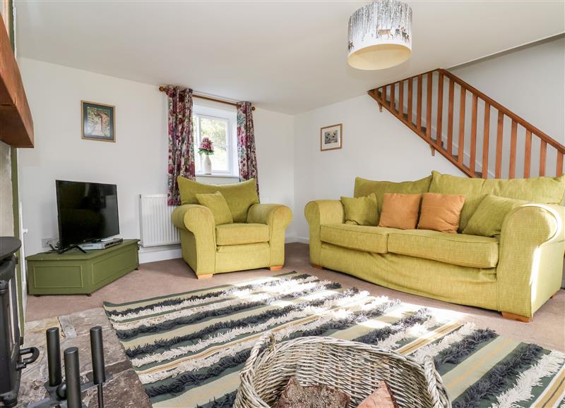 This is the living room at Cliff Cottage, Boltby near Thirsk