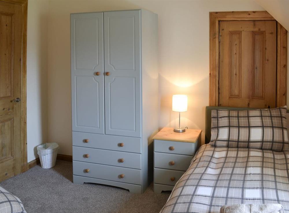 Twin bedroom at Cliff Cottage in Kyle of Lochalsh, Ross-Shire