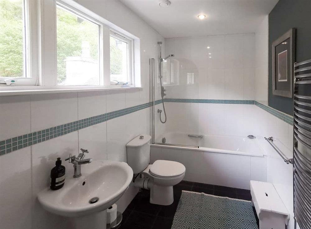 Bathroom at Cliff Cottage in Port Appin, Argyll., Great Britain