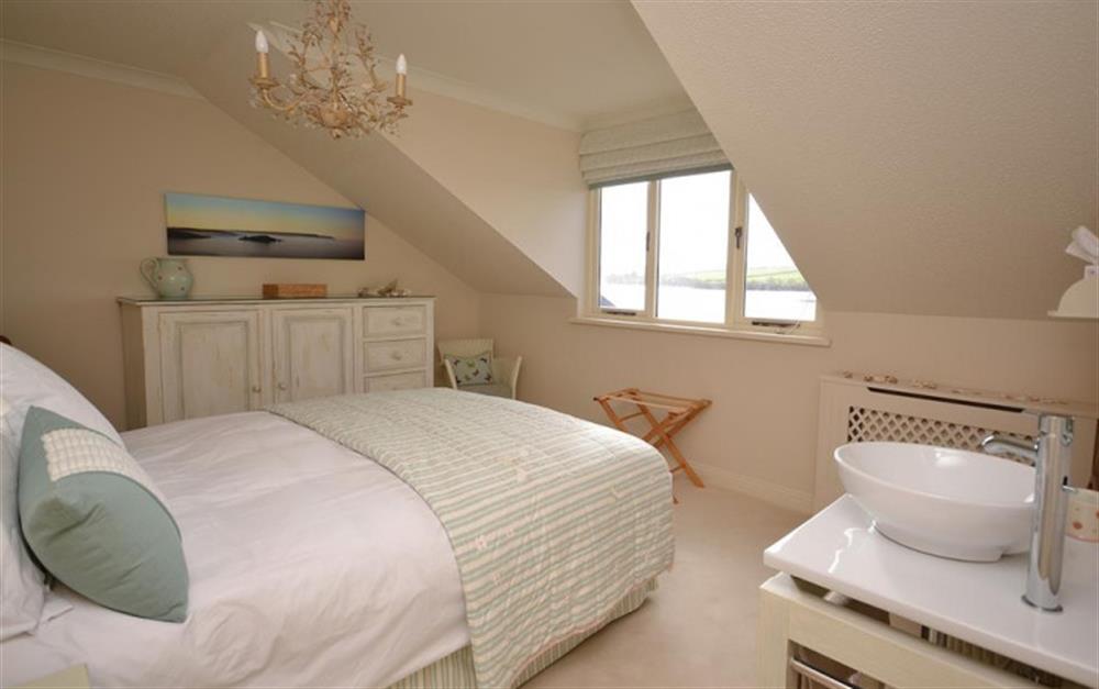 Another view of the second double bedroom at Cliff Crest in Kingsbridge