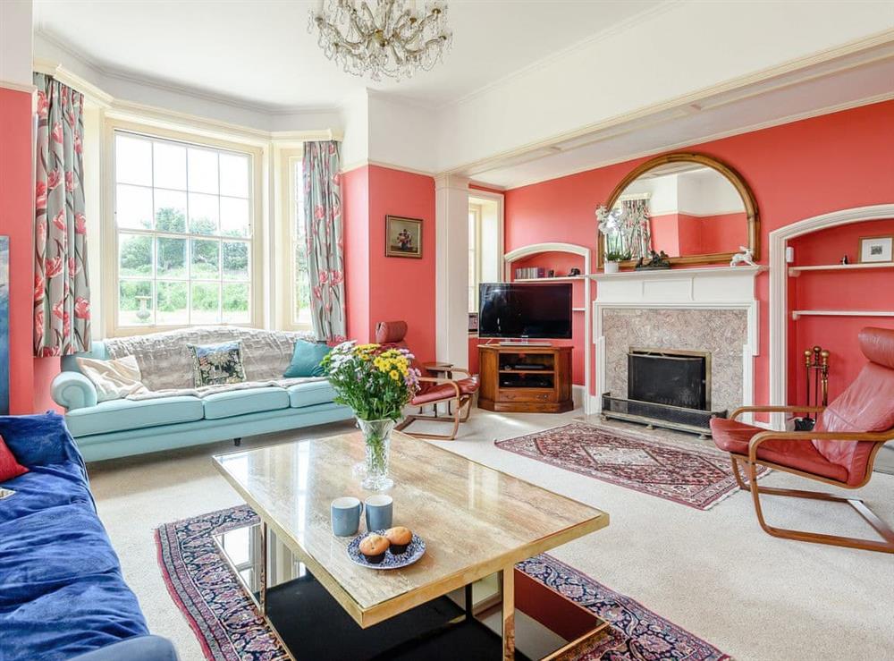 Living room at Cliff House in Trimingham, near Cromer, Norfolk