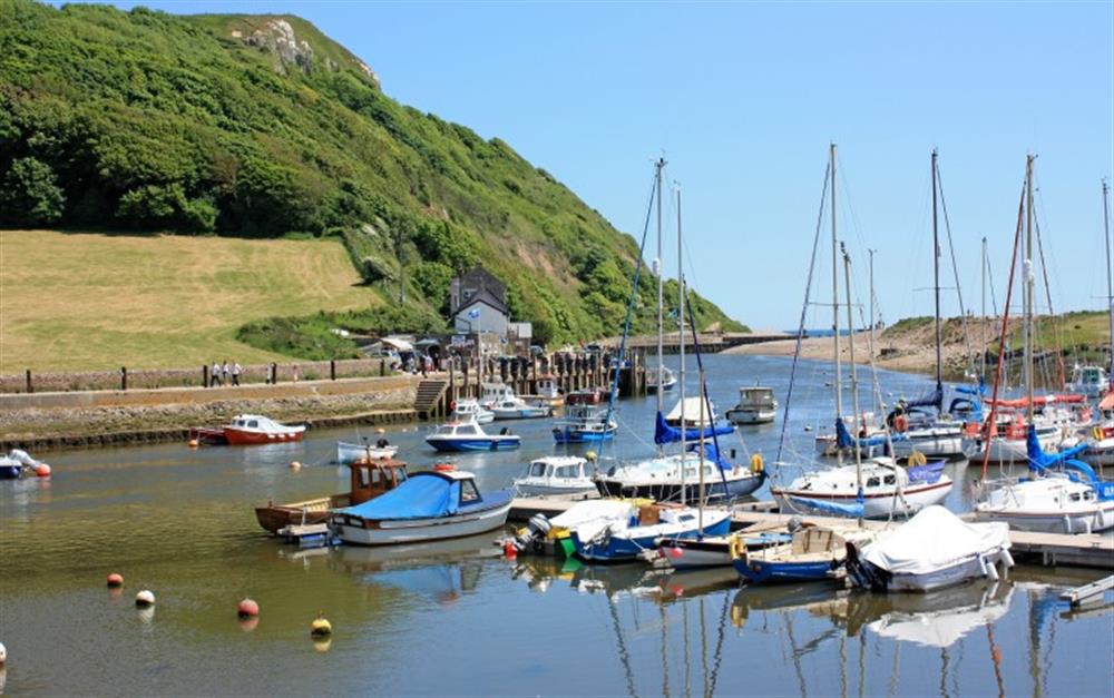 Axmouth harbour area at Cliff View in Seaton