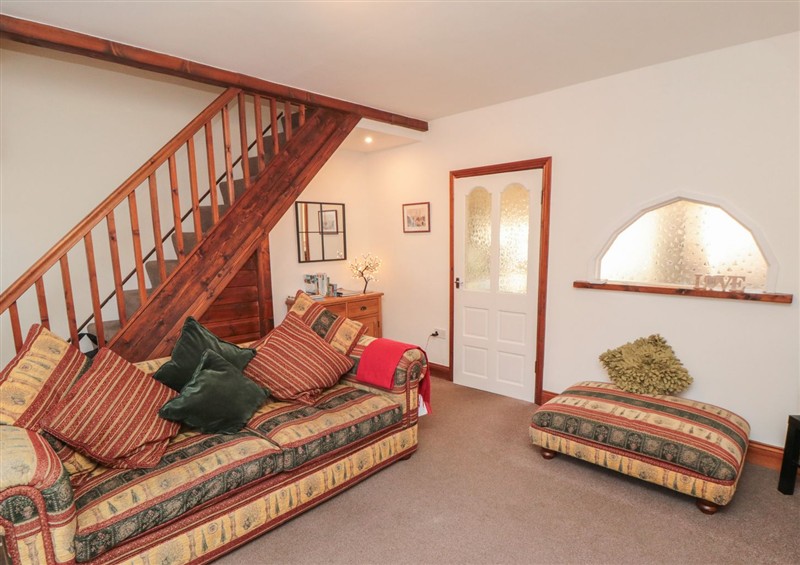 The living area at Cliffe Cottage, Brotton